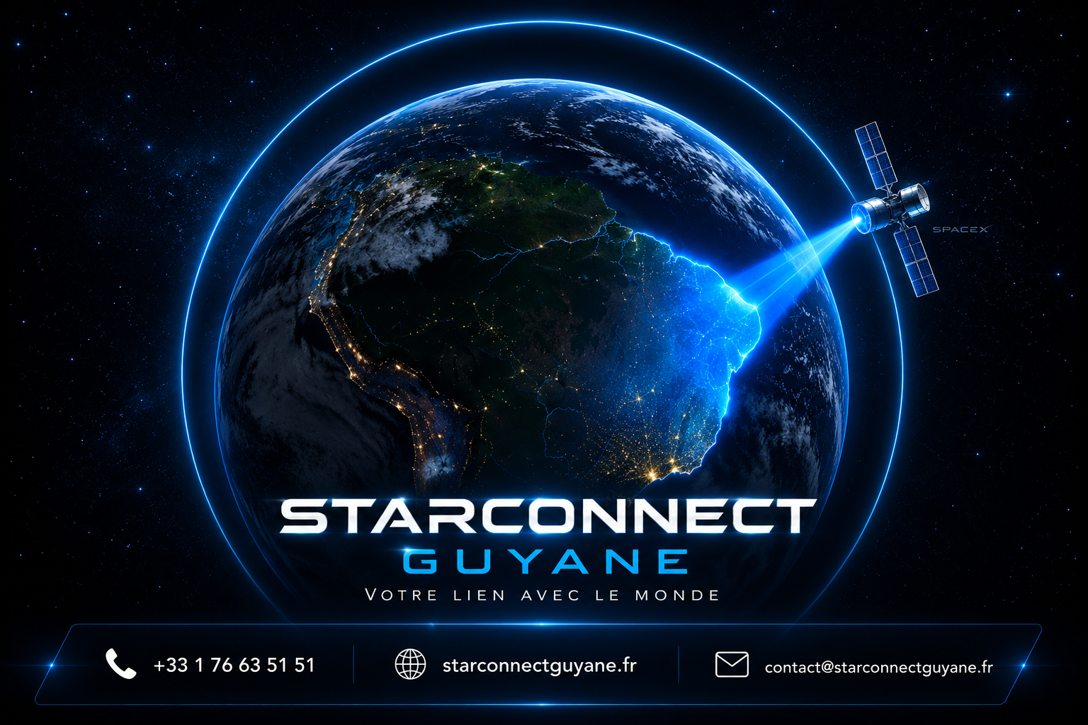 Kit de connexion satellite en location